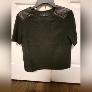 Dolce vita faux leather top